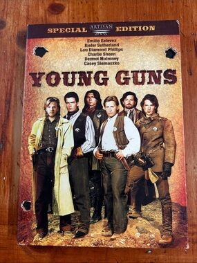 Artisan Western Movie Artwork Panel in Brown and Blue